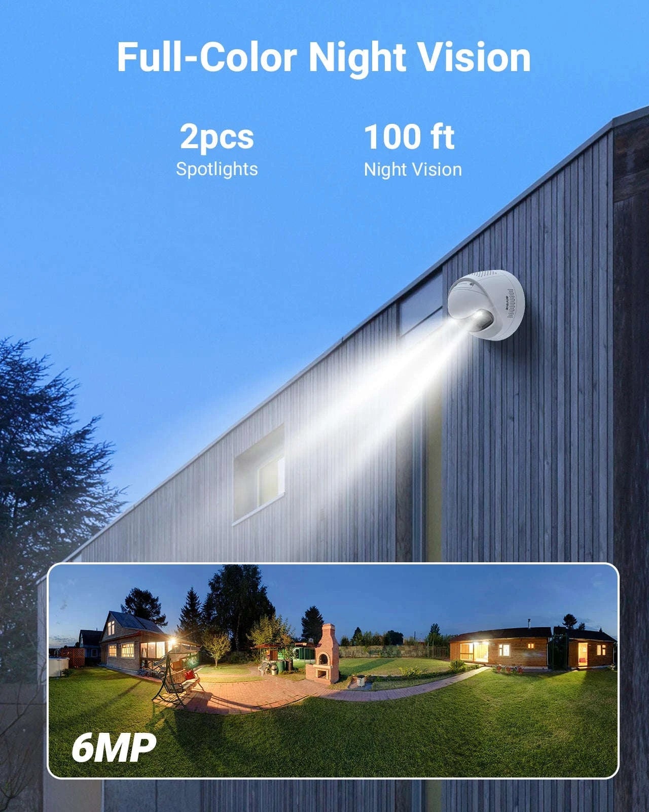 ANNKE 6MP Dual Lens 180° Wide View Outdoor Security Camera-6MP Camera I51DX / CZECH REPUBLIC