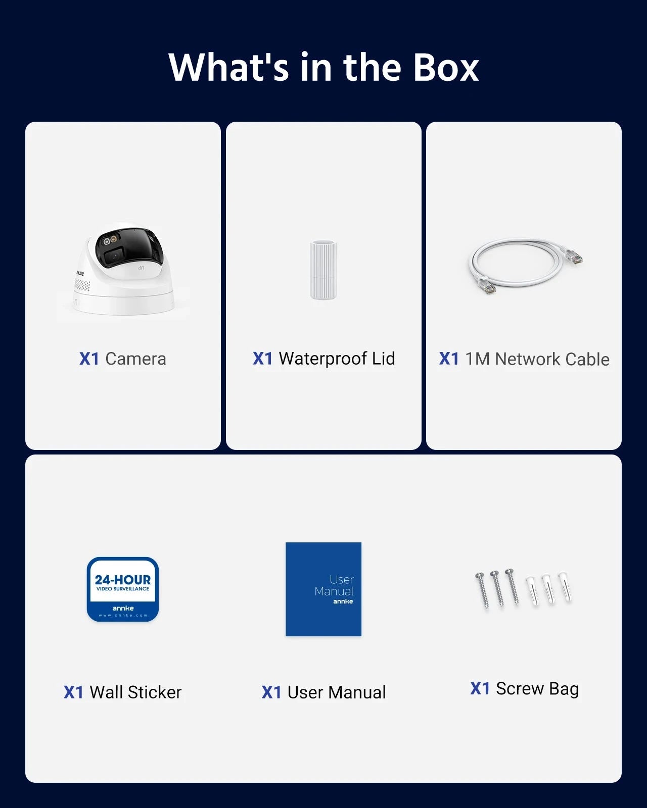 ANNKE 6MP Dual Lens 180° Wide View Outdoor Security Camera-6MP Camera I51DX / CZECH REPUBLIC
