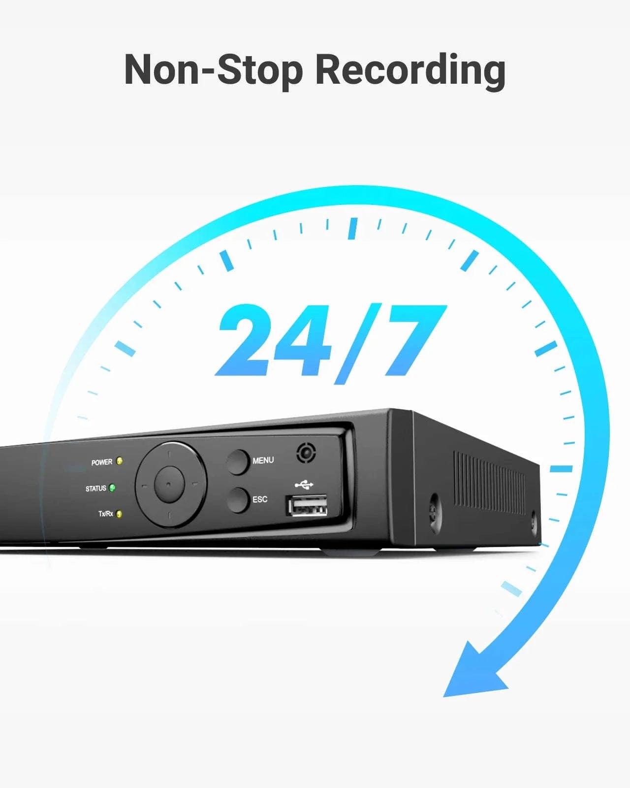 ANNKE 8-Channel 12MP PoE NVR for IP Camera Security-CZECH REPUBLIC / 2T