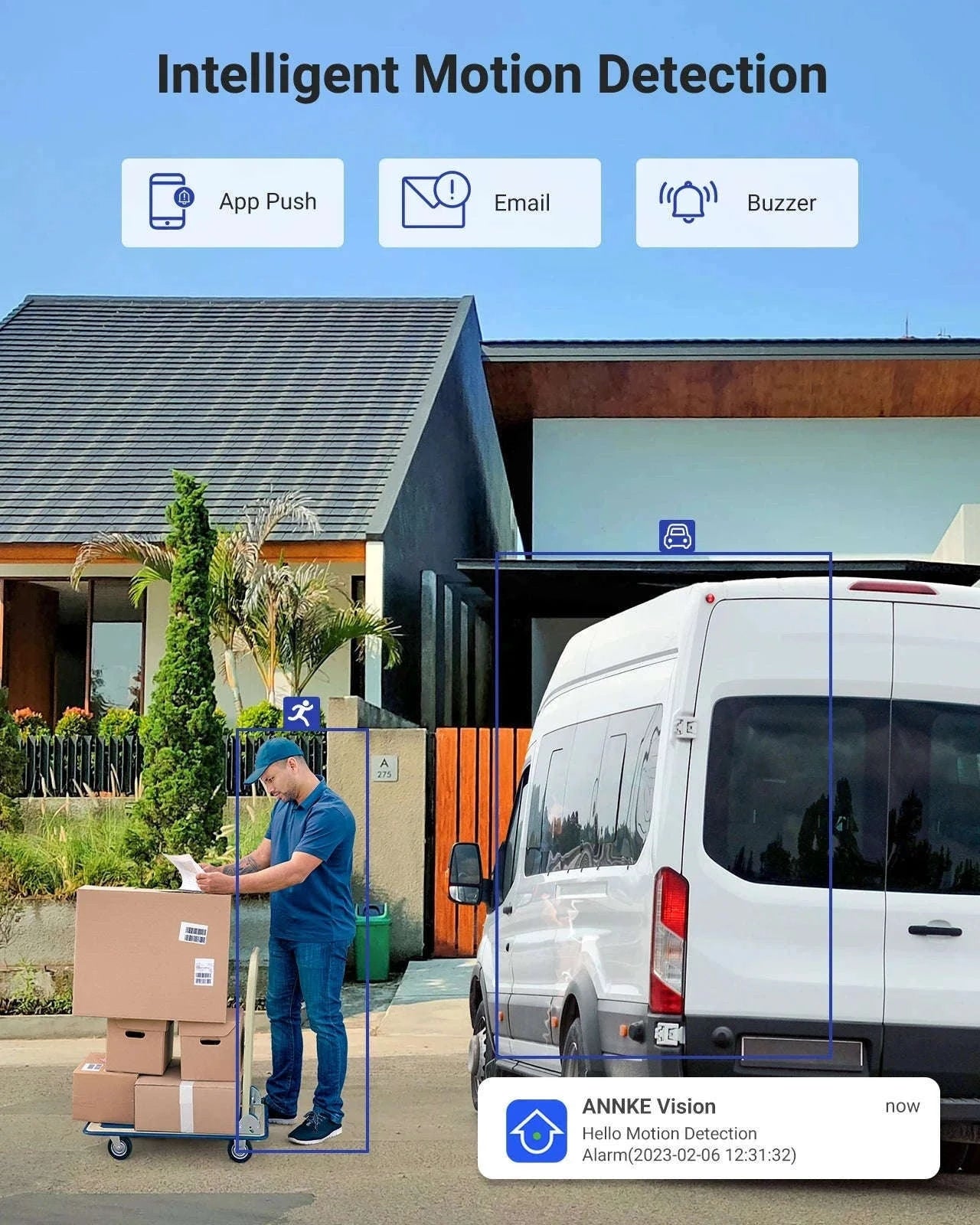 ANNKE 8CH 5MP Home Security Camera System with 8 Dome Cameras-1T / CZECH REPUBLIC