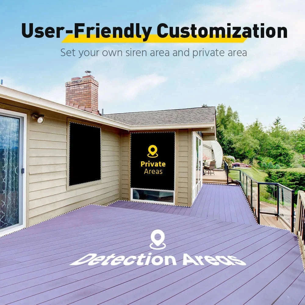 ANNKE 8MP 4K PoE Bullet Security Camera with Human Detection-I91DL / United States