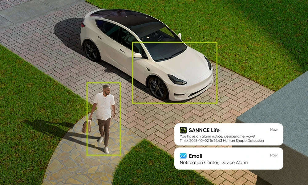 ANNKE 8MP 4K PoE Security Camera System with AI Detection-2PCS CAM / None / United States