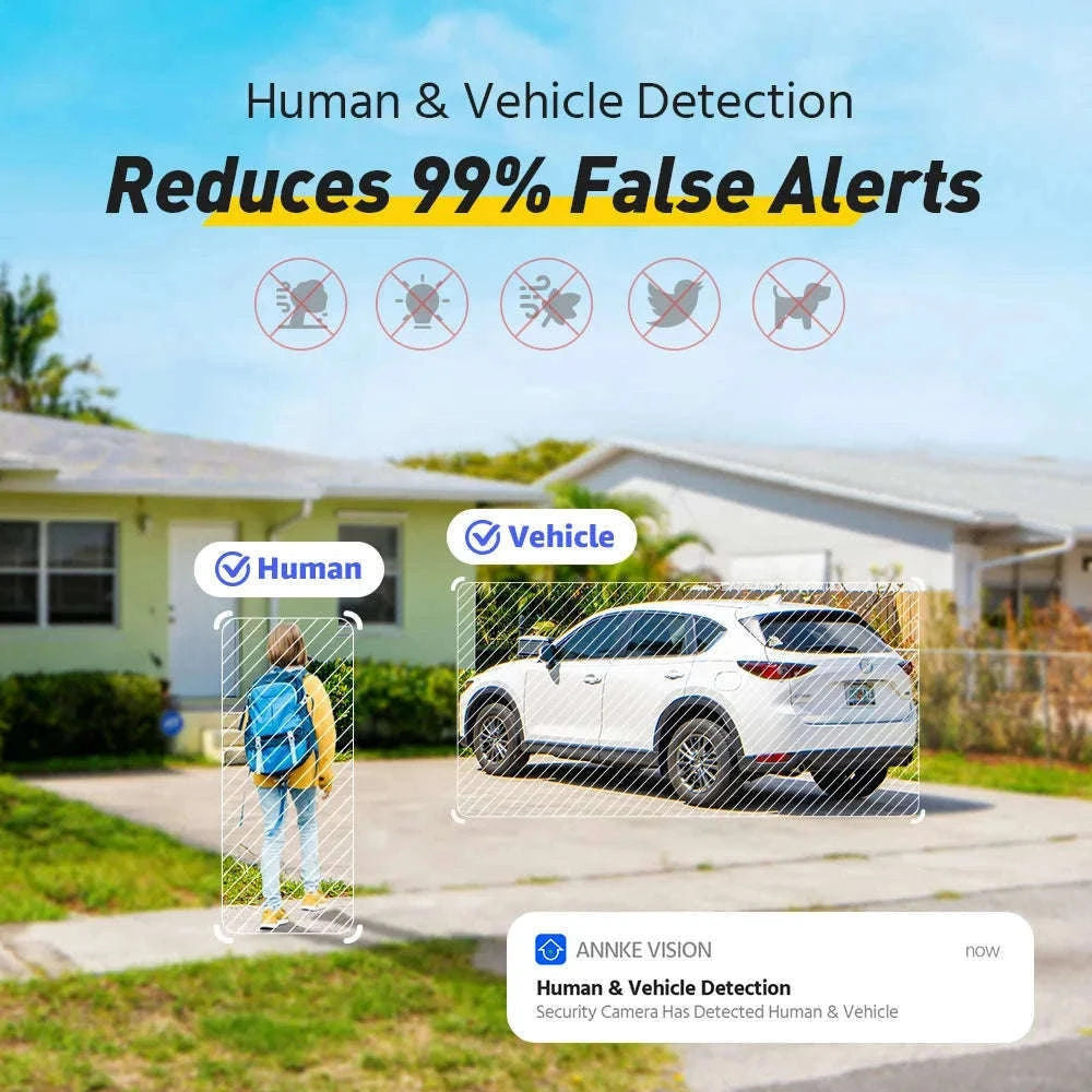 ANNKE 8MP Outdoor PoE Security Camera with Two-Way Audio-I91DS / United Kingdom