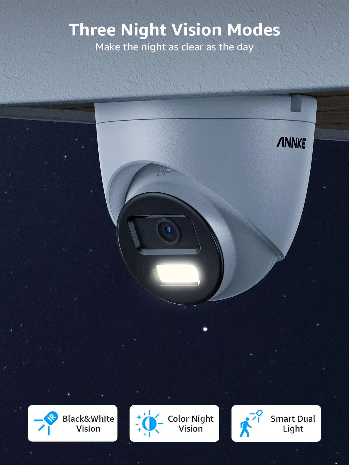 ANNKE 8MP Outdoor PoE Security Camera with Two-Way Audio-I91DS / United Kingdom