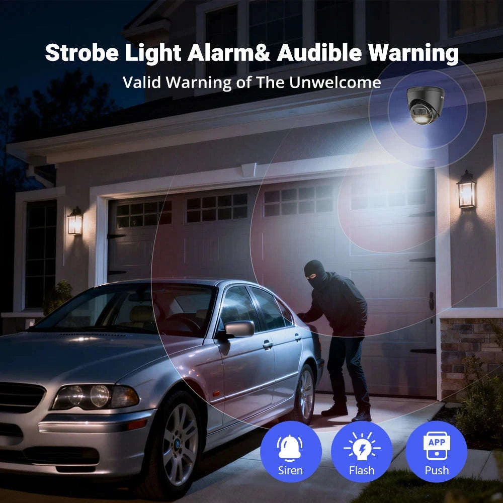 ANNKE AC500 3K Outdoor PoE Security Camera with Human Detection-Type 2 / United States