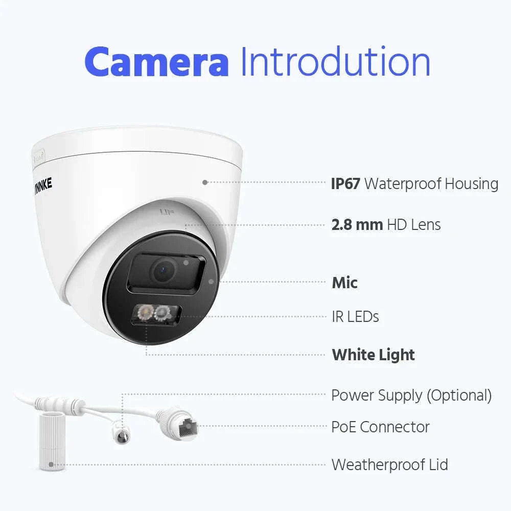 ANNKE AC500 3K Outdoor PoE Security Camera with Smart Detection-Type 5 / CZECH REPUBLIC