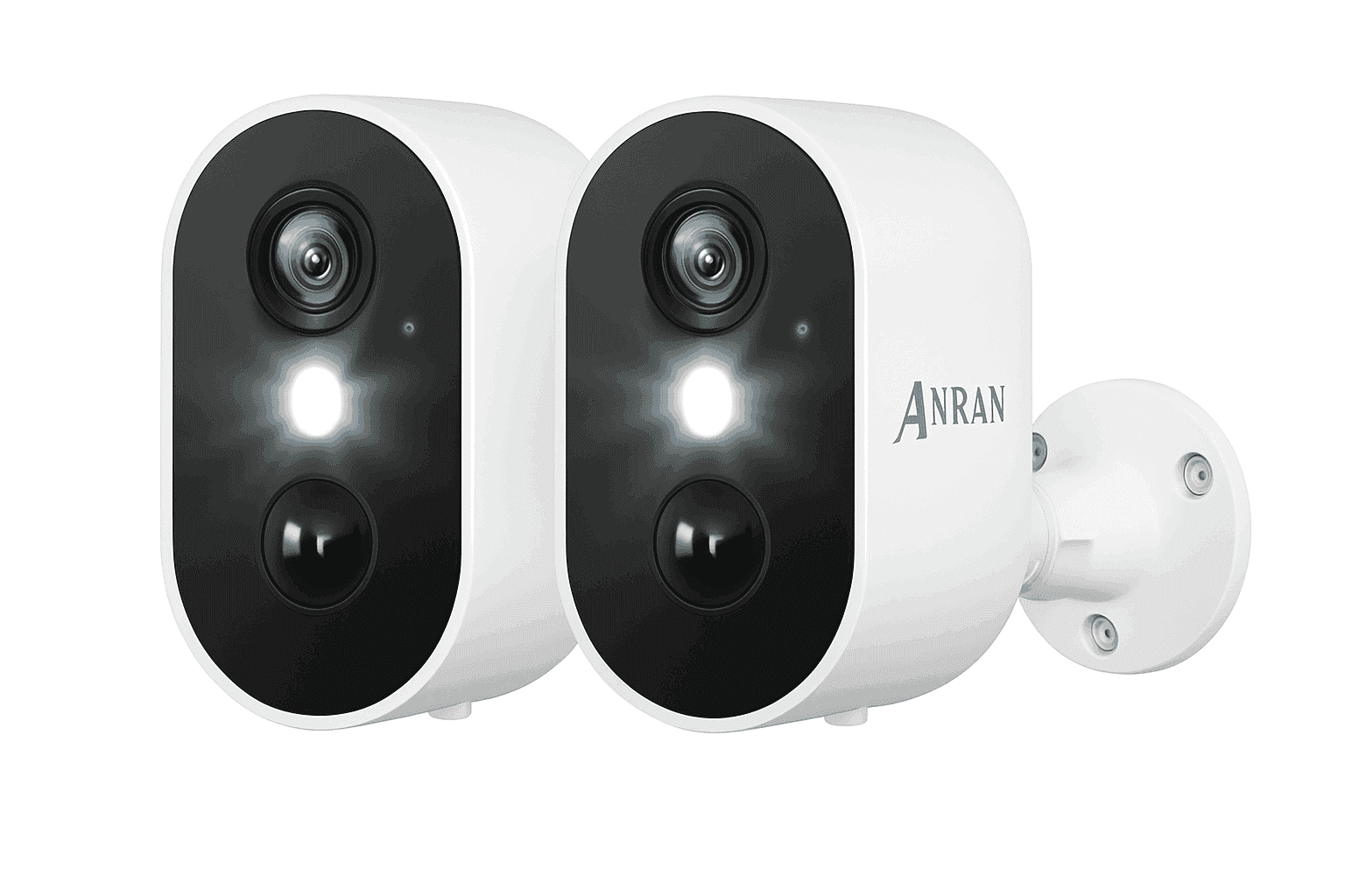 ANRAN 3MP Battery WiFi Security Camera with Cloud Storage-2PCS Battery Cam / spain