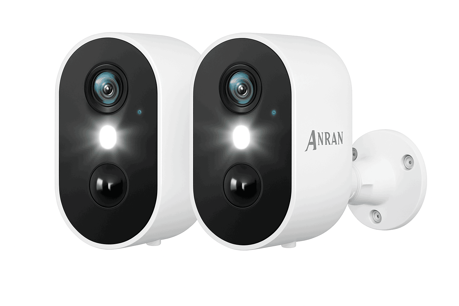 ANRAN 3MP Battery WiFi Security Camera with Cloud Storage-2PCS Battery Cam / spain