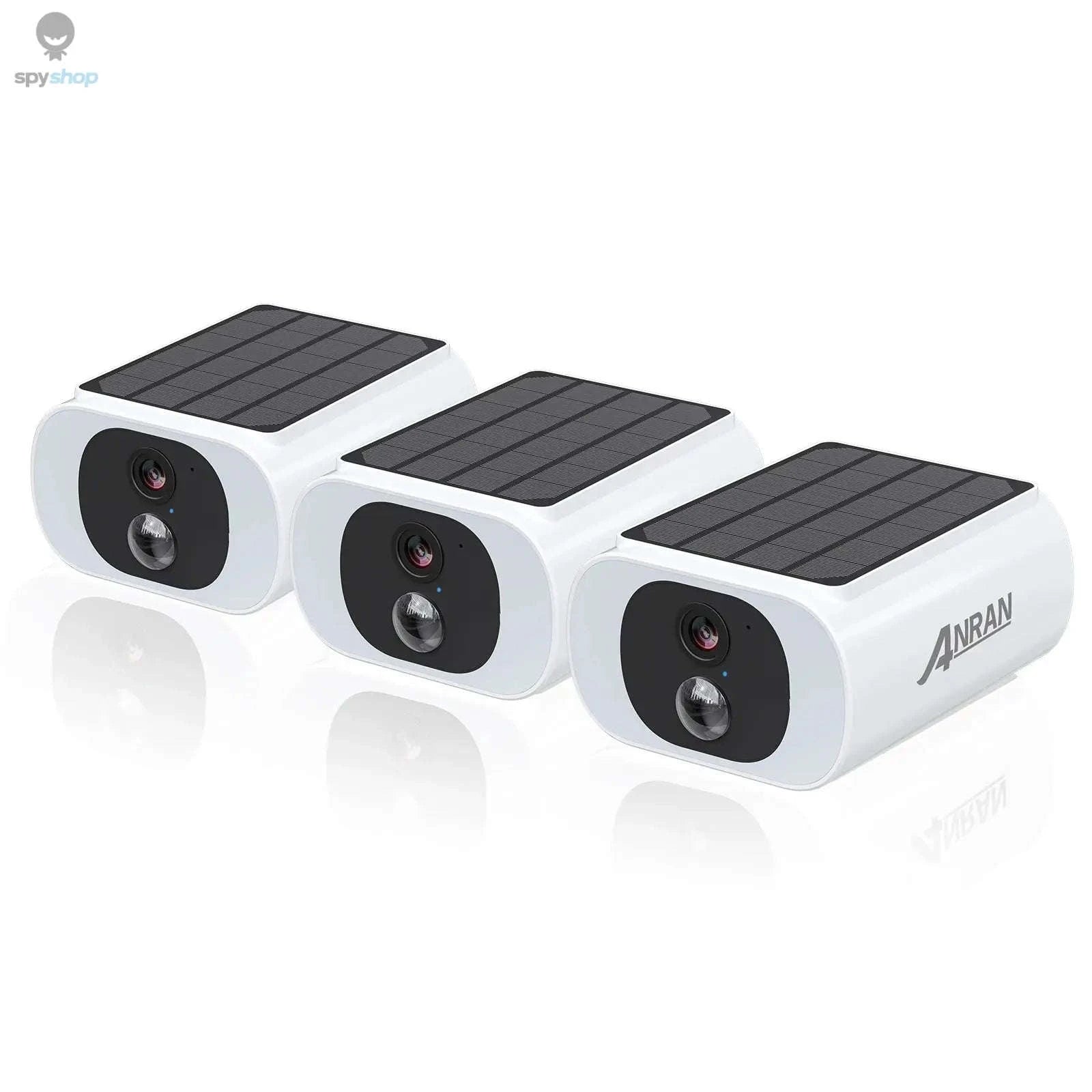 ANRAN Solar WiFi Security Camera – 3MP Outdoor Protection with Smart Alerts-4pcs Cam ANRAN APP / GERMANY