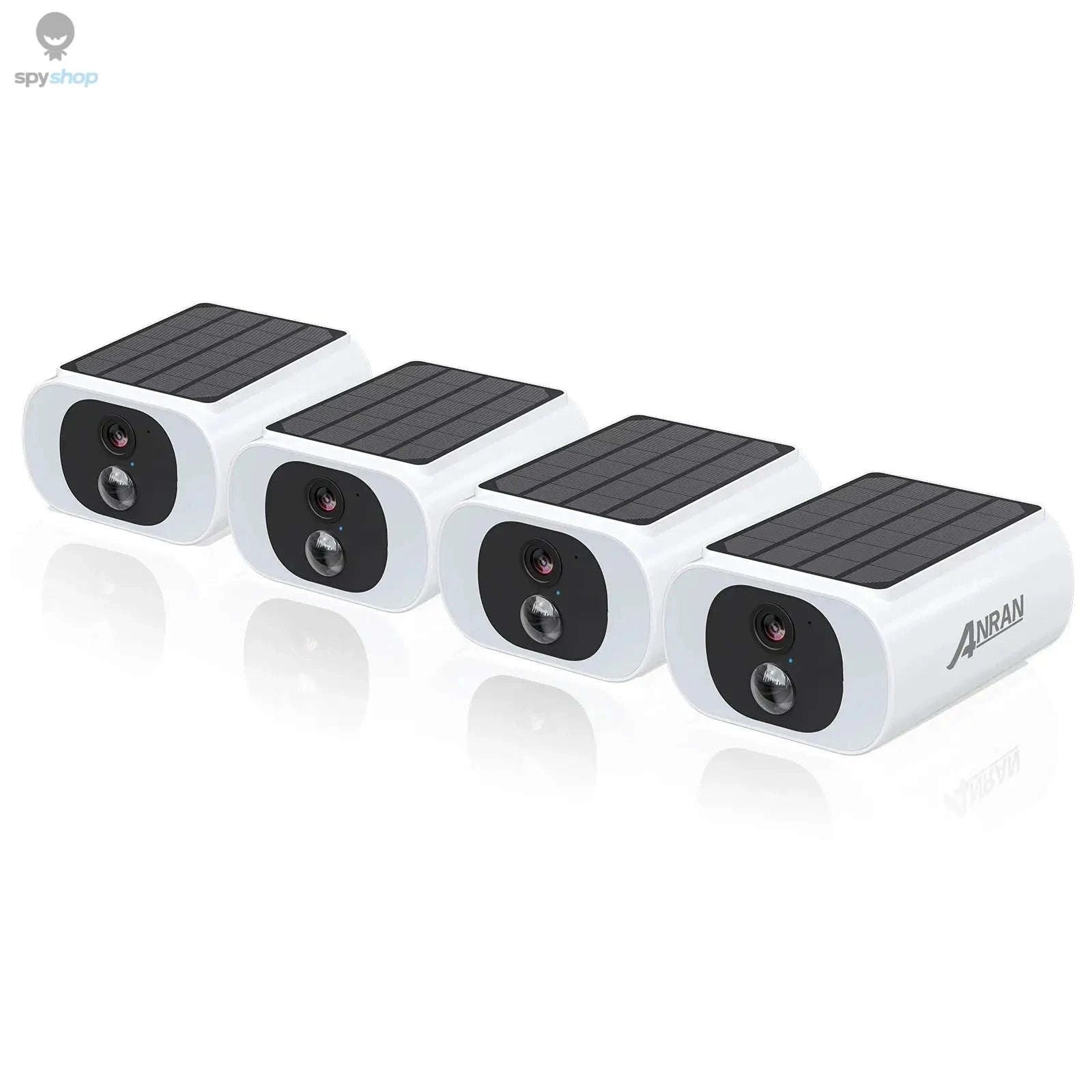 ANRAN Solar WiFi Security Camera – 3MP Outdoor Protection with Smart Alerts-4pcs Cam ANRAN APP / GERMANY