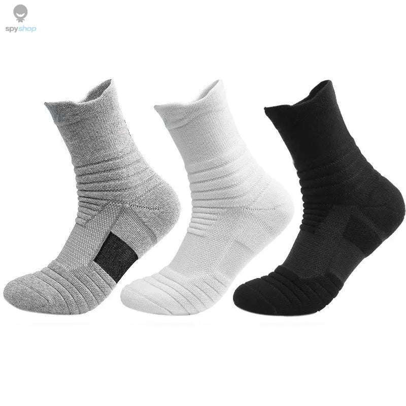 Anti-Slip Football Socks with Secure Grip and Breathable Comfort-3pairs-short-black / EU39-45