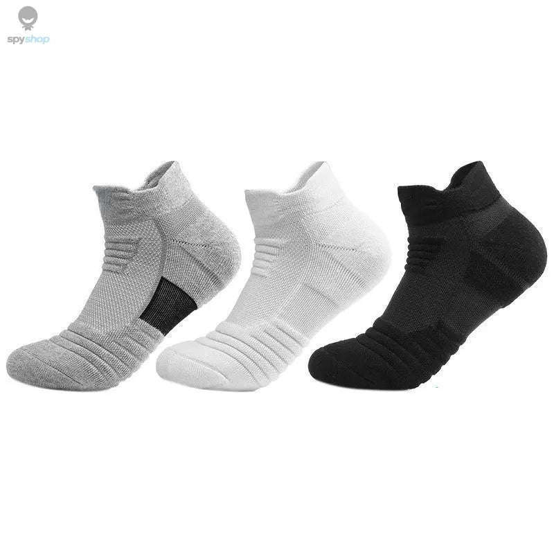 Anti-Slip Football Socks with Secure Grip and Breathable Comfort-3pairs-short-black / EU39-45