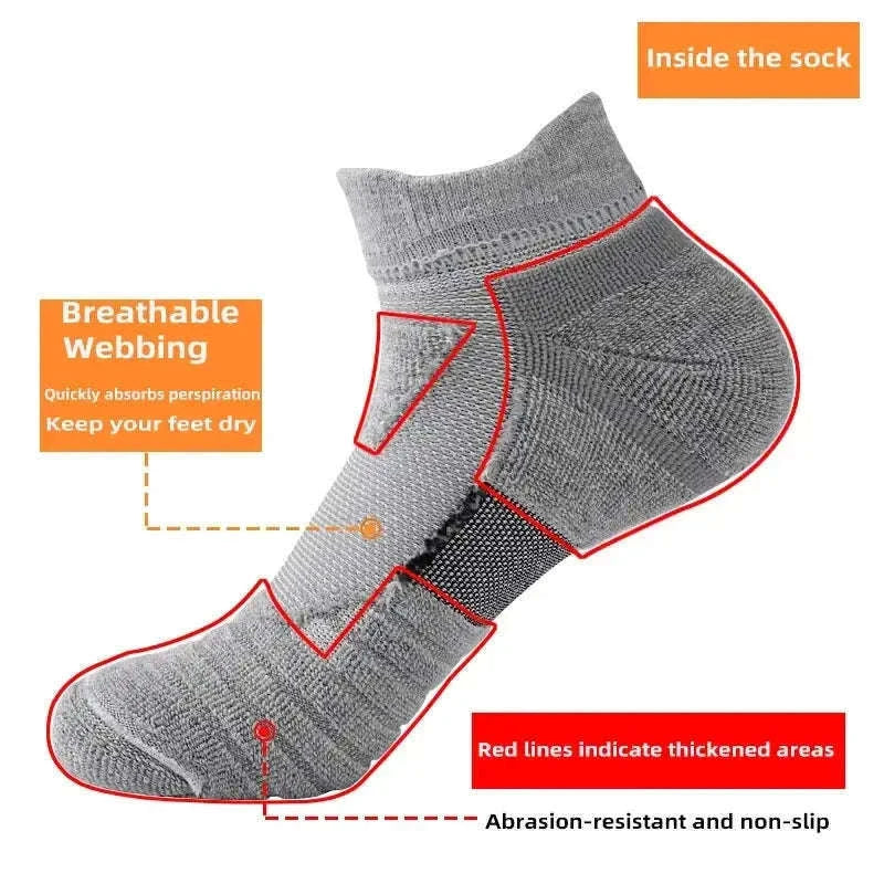Anti-Slip Football Socks with Secure Grip and Breathable Comfort-3pairs-short-black / EU39-45
