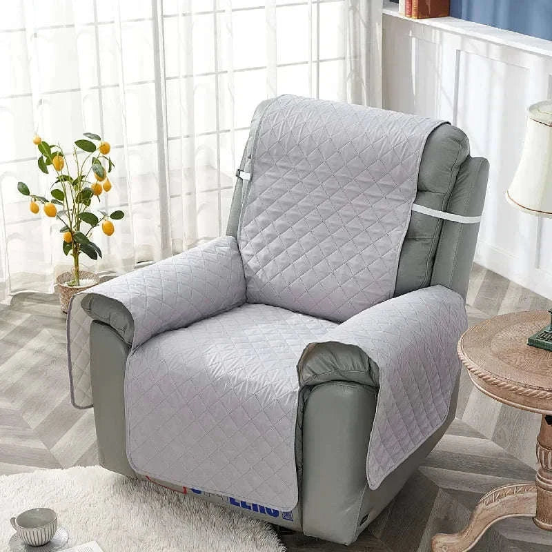 Anti-Slip Quilted Recliner Chair Cover for Extra Comfort-A1 Sofa Mat / 1 Seat