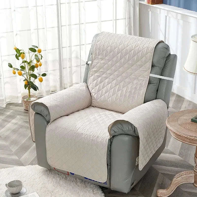 Anti-Slip Quilted Recliner Chair Cover for Extra Comfort-A1 Sofa Mat / 1 Seat