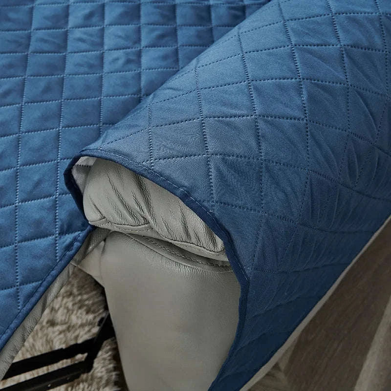 Anti‑Slip Recliner Chair Cover – Quilted Seat Slipcover-A8 Sofa Mat / 1 Seat