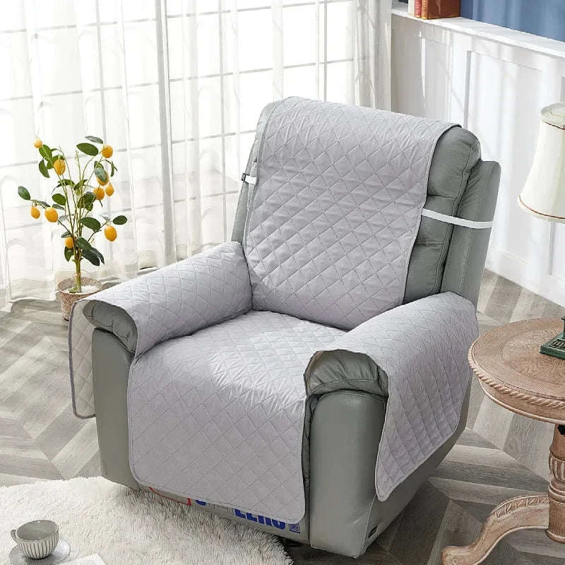 Anti‑Slip Recliner Chair Cover – Quilted Seat Slipcover-A8 Sofa Mat / 1 Seat