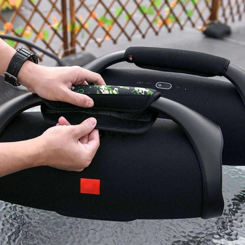 Anti-Slip Speaker Handle Strap Pad for JBL Boombox 3 2 1-Black