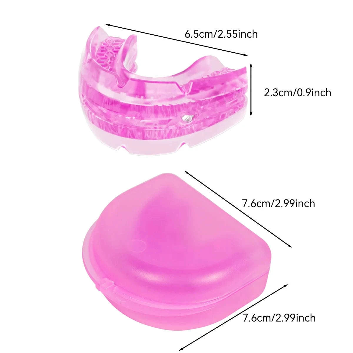 Anti Snore Bruxism Mouth Guard-Pink