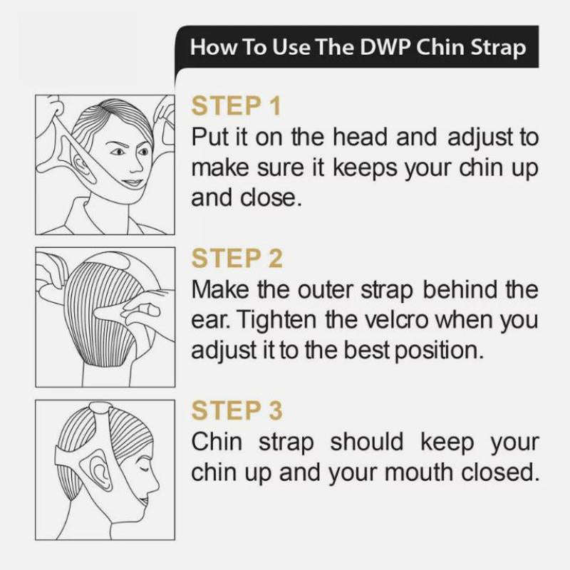 Anti-Snoring Chin Strap Breathable Jaw Support Sleep Aid-United States