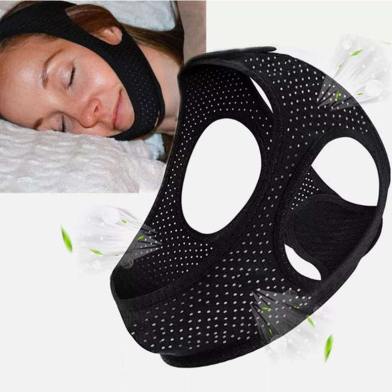 Anti-Snoring Chin Strap Breathable Jaw Support Sleep Aid-United States