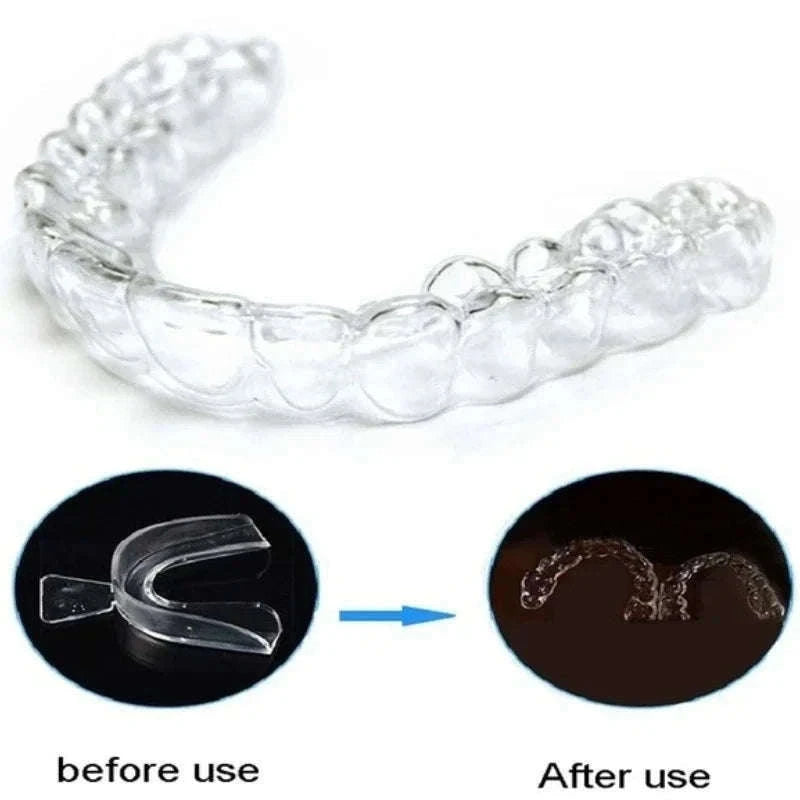 Anti Snoring Mouth Guard for Teeth Grinding Custom Fit Night Guard Set-2 PCS