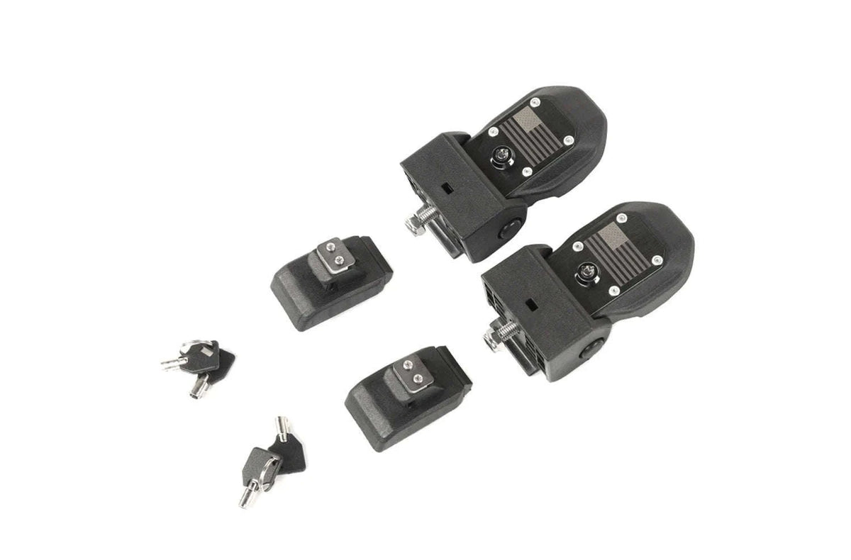 Anti-Theft Hood Latches for JL JLU 4XE JT 2018-2025-Black