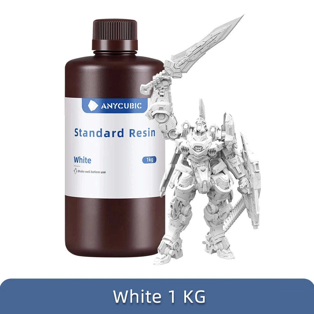 ANYCUBIC 405nm UV Resin for High-Precision 3D Printing-20kg HD Gray / UNITED KINGDOM