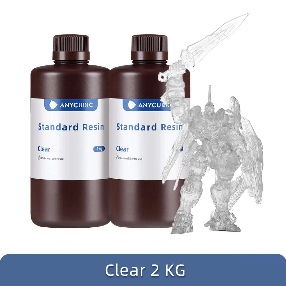 ANYCUBIC 405nm UV Resin for High-Precision 3D Printing-20kg HD Gray / UNITED KINGDOM