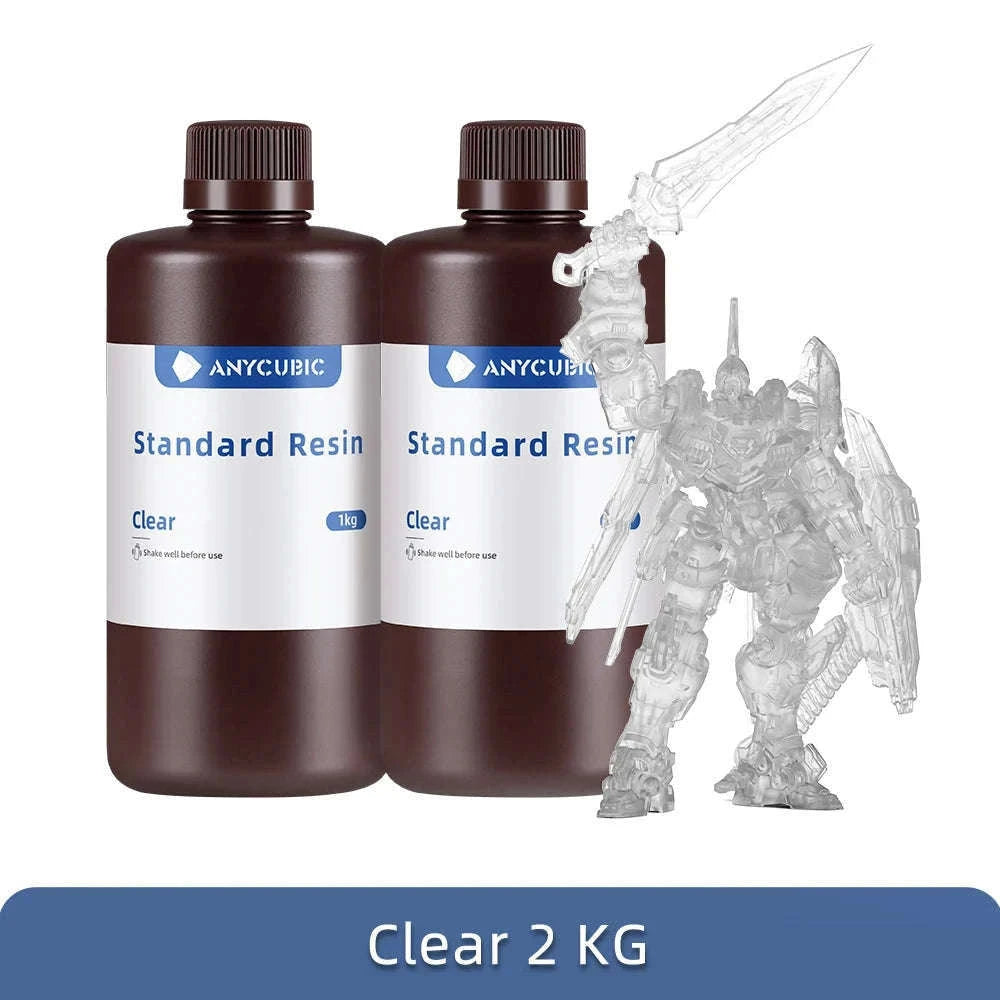 ANYCUBIC 405nm UV Resin for High-Precision 3D Printing-20kg HD Gray / UNITED KINGDOM