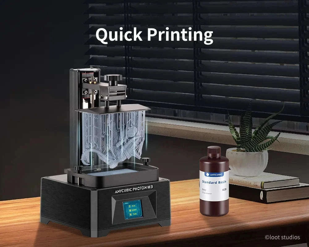 ANYCUBIC 405nm UV Resin for High-Precision 3D Printing-20kg HD Gray / UNITED KINGDOM