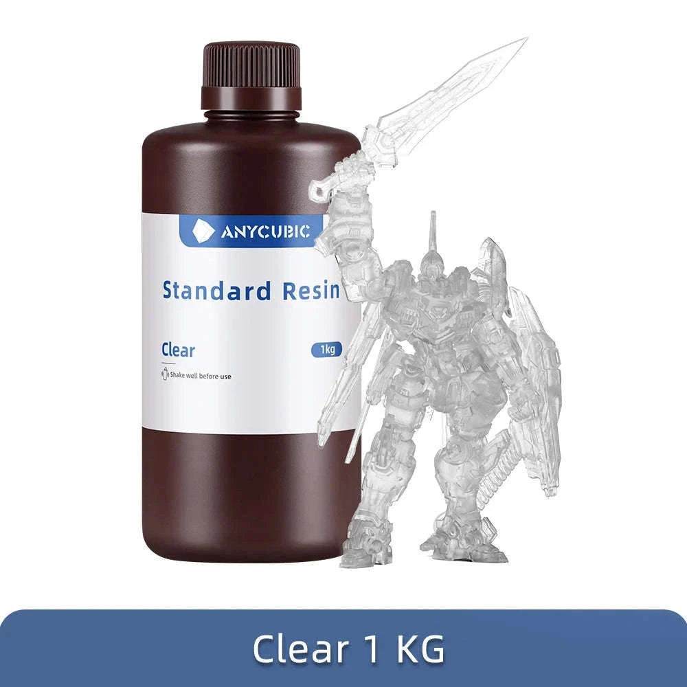 ANYCUBIC 405nm UV Resin for High-Precision 3D Printing-20kg HD Gray / UNITED KINGDOM