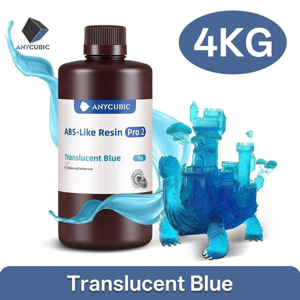 Anycubic ABS-Like Resin Pro 2 405nm UV Resin-Clear 4kg / GERMANY
