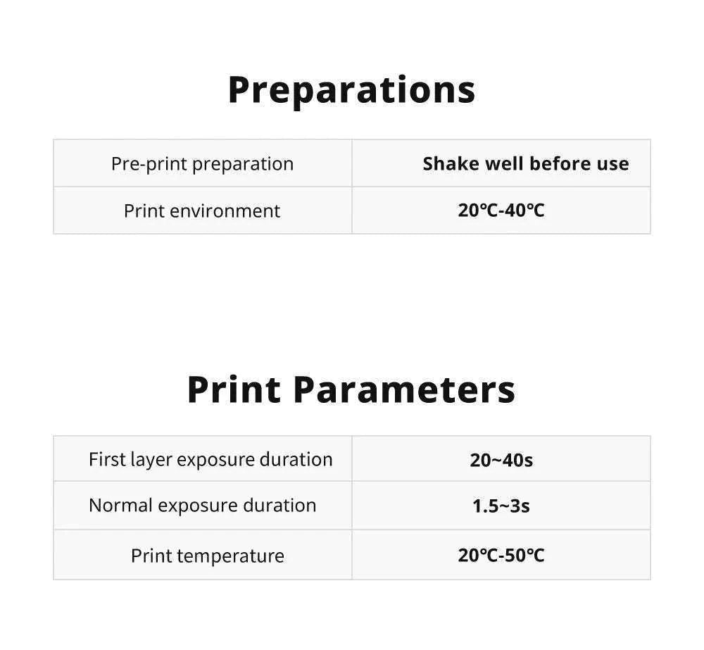 Anycubic ABS-Like Resin Pro 2 405nm UV Resin-Clear 4kg / GERMANY