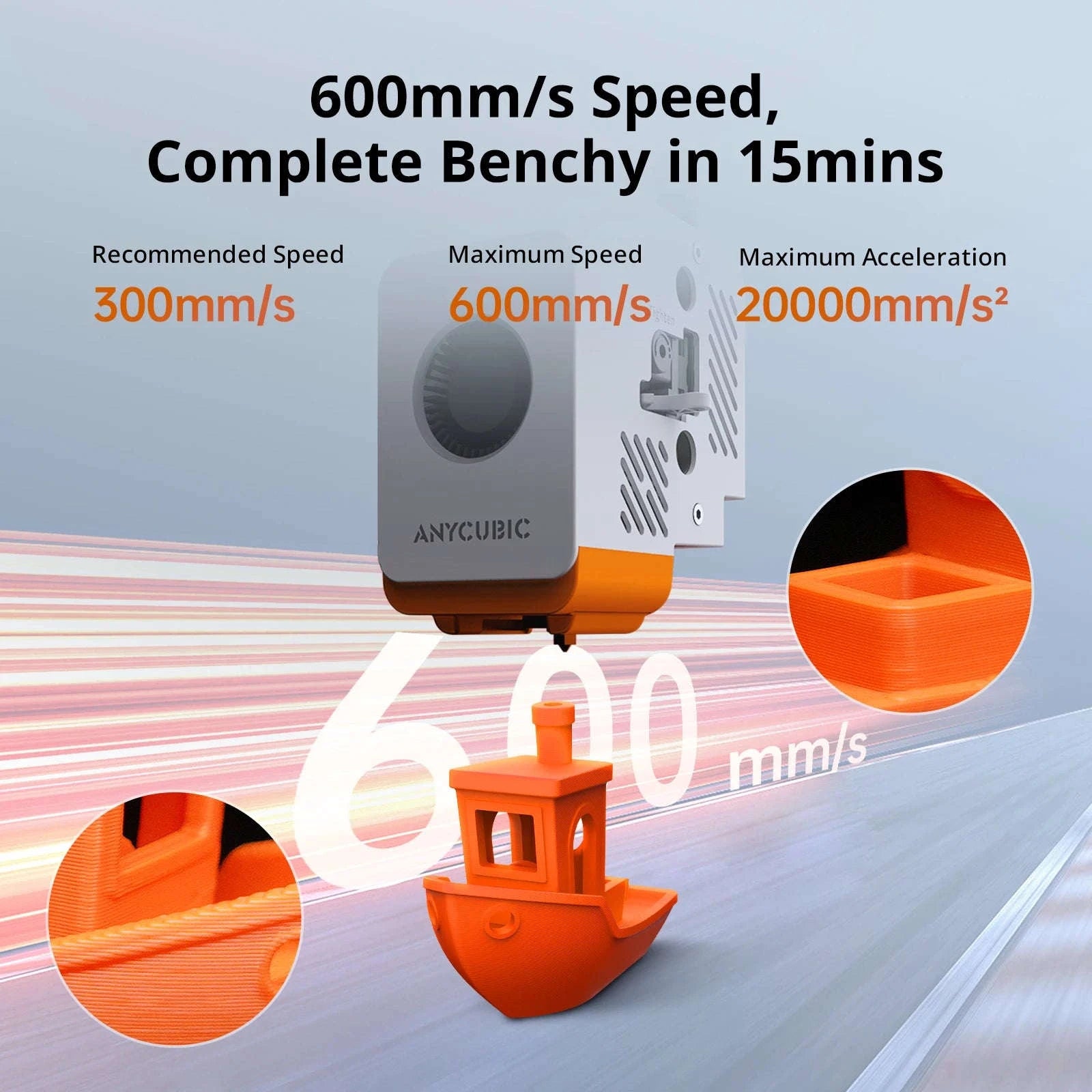 Anycubic Kobra S1 Speedy 3D Printer-S1 add 8kg PLA / GERMANY