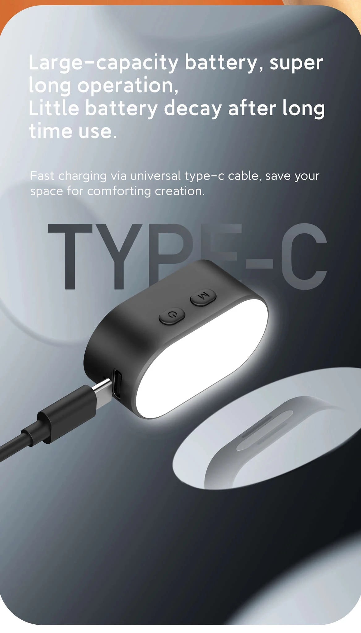 AOCHUAN RGB Magnetic Fill Light for Gimbals and Mobile Photography-Black