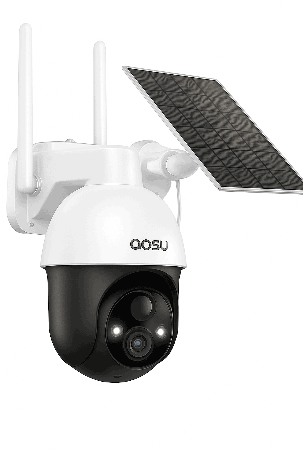 AOSU 3MP Solar PTZ Security Camera with 2-Way Audio-4pcs / United States