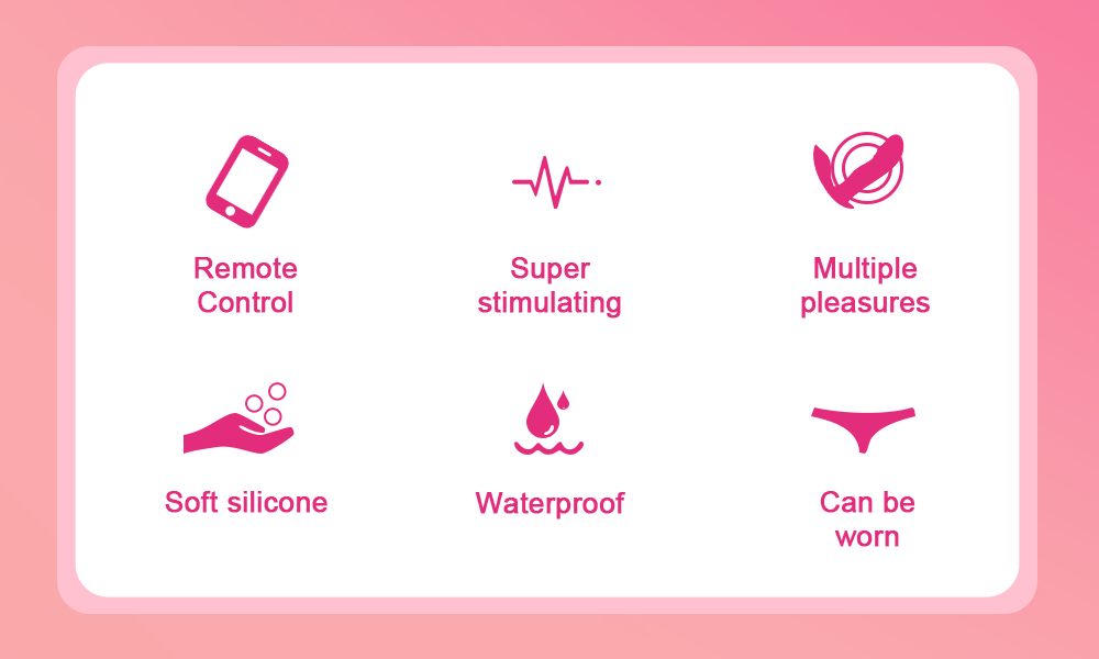 APP Control Wearable Dildo Vibrator for Women-CD82-APP-RD / China Mainland