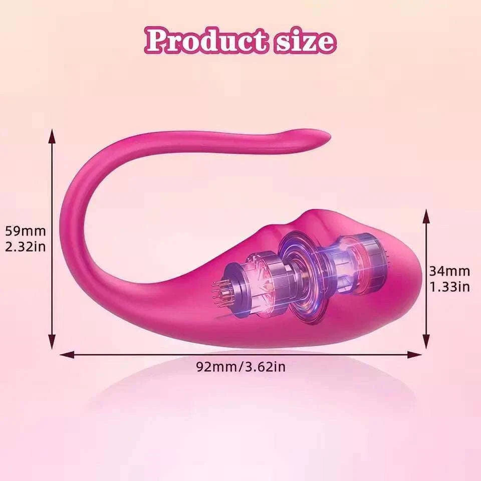 App-Controlled G-Spot Vibrator with Clitoral & Remote Play-Purple-Box
