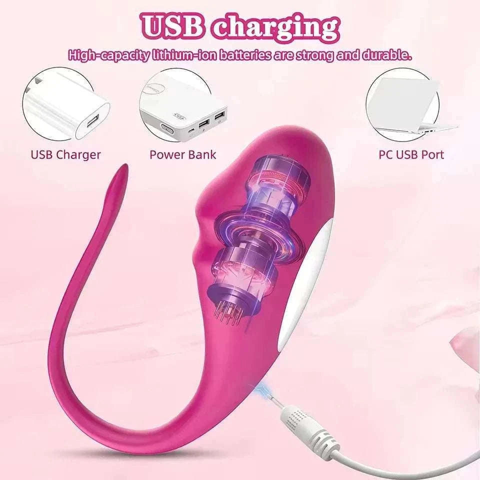 App-Controlled G-Spot Vibrator with Clitoral & Remote Play-Purple-Box