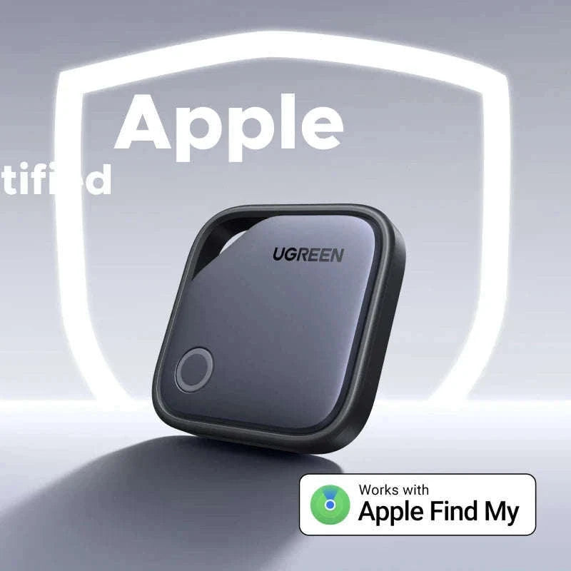 Apple Find My Bluetooth Tracker for Keys, Bags, and Wallets-2-Pack Black / CHINA