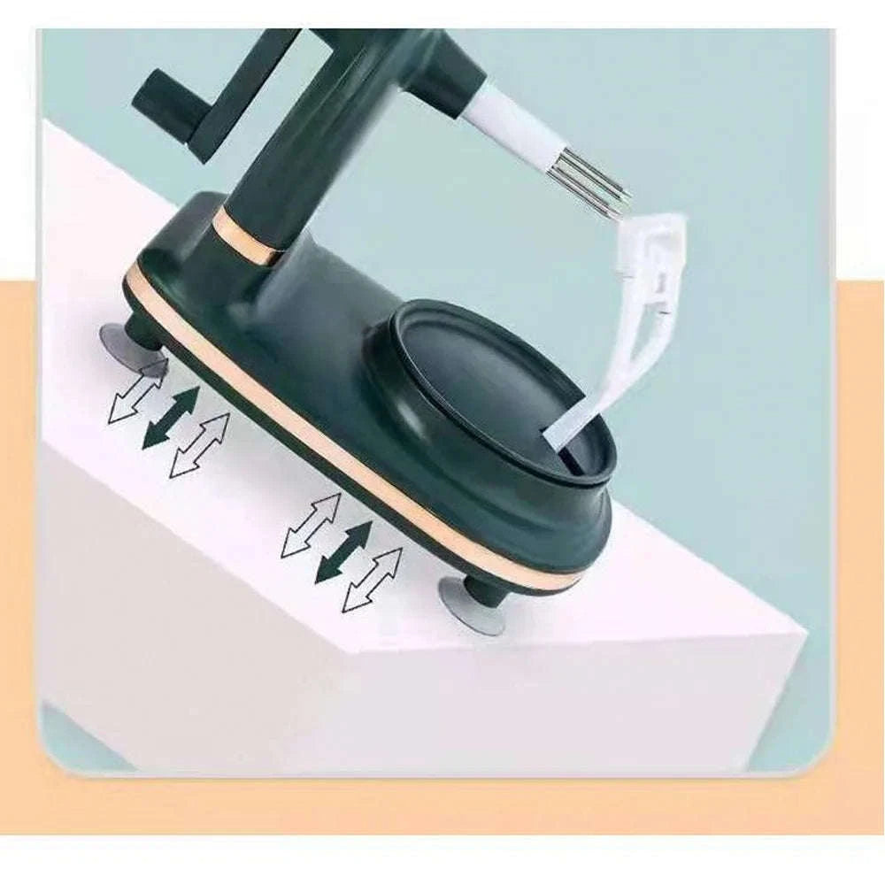 Apple Peeler Slicer Corer with Suction Base for Fast Prep-Green / United States