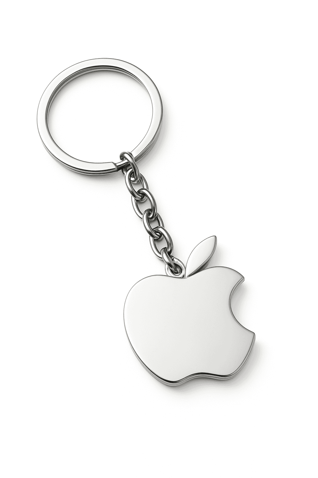 Apple-Shaped Metal Key Chain Pendant-Apple Keychain / 8.5cm