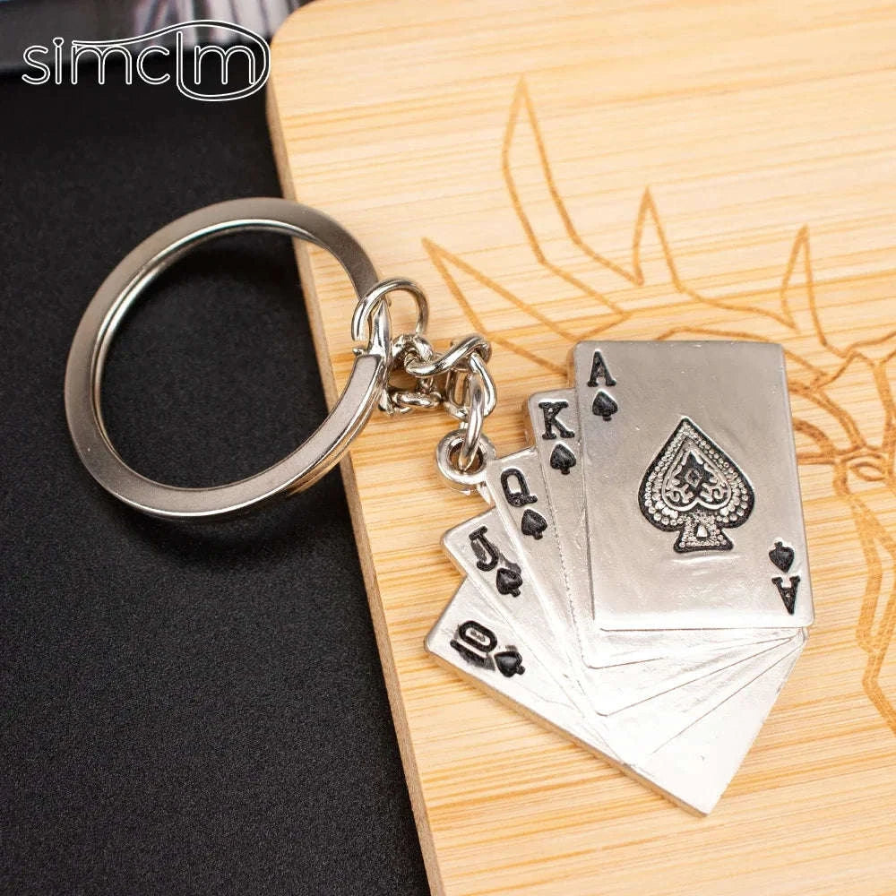 Apple-Shaped Metal Key Chain Pendant-Apple Keychain / 8.5cm