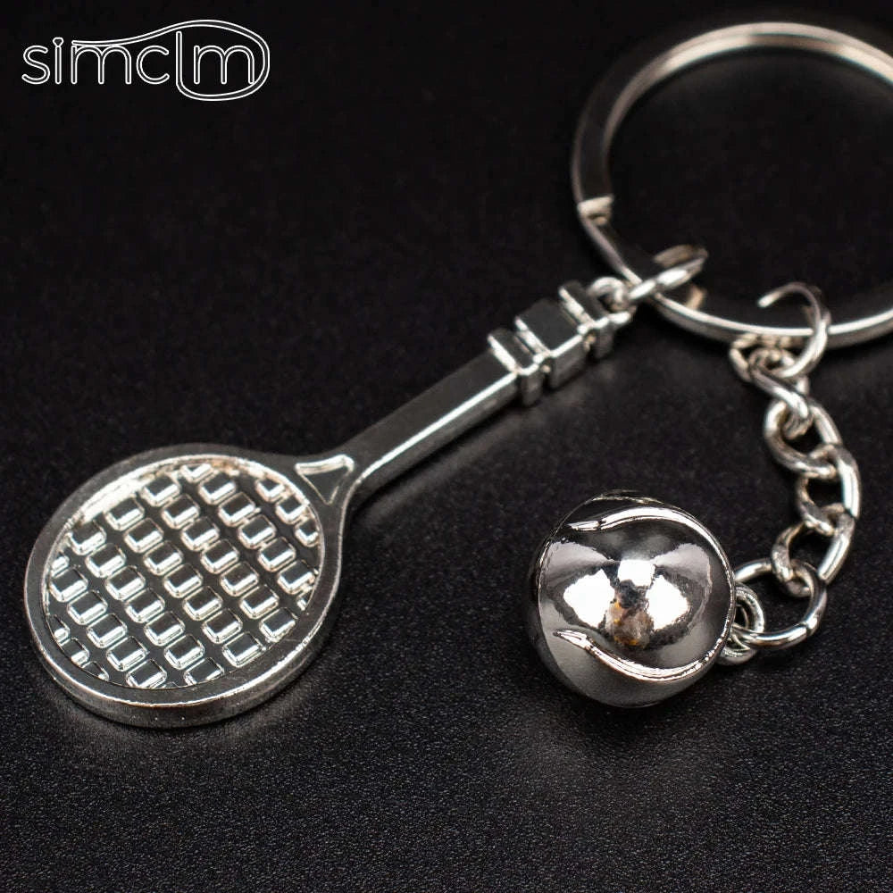 Apple-Shaped Metal Key Chain Pendant-Apple Keychain / 8.5cm
