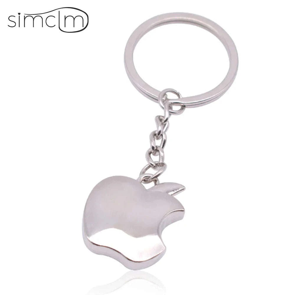 Apple-Shaped Metal Key Chain Pendant-Apple Keychain / 8.5cm