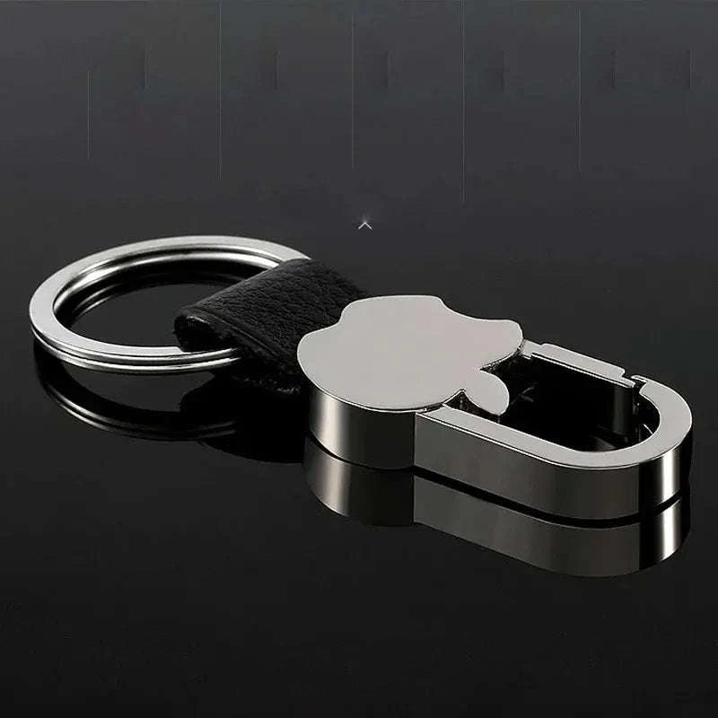 Apple-Shaped Metal Key Chain Pendant-Apple Keychain / 8.5cm