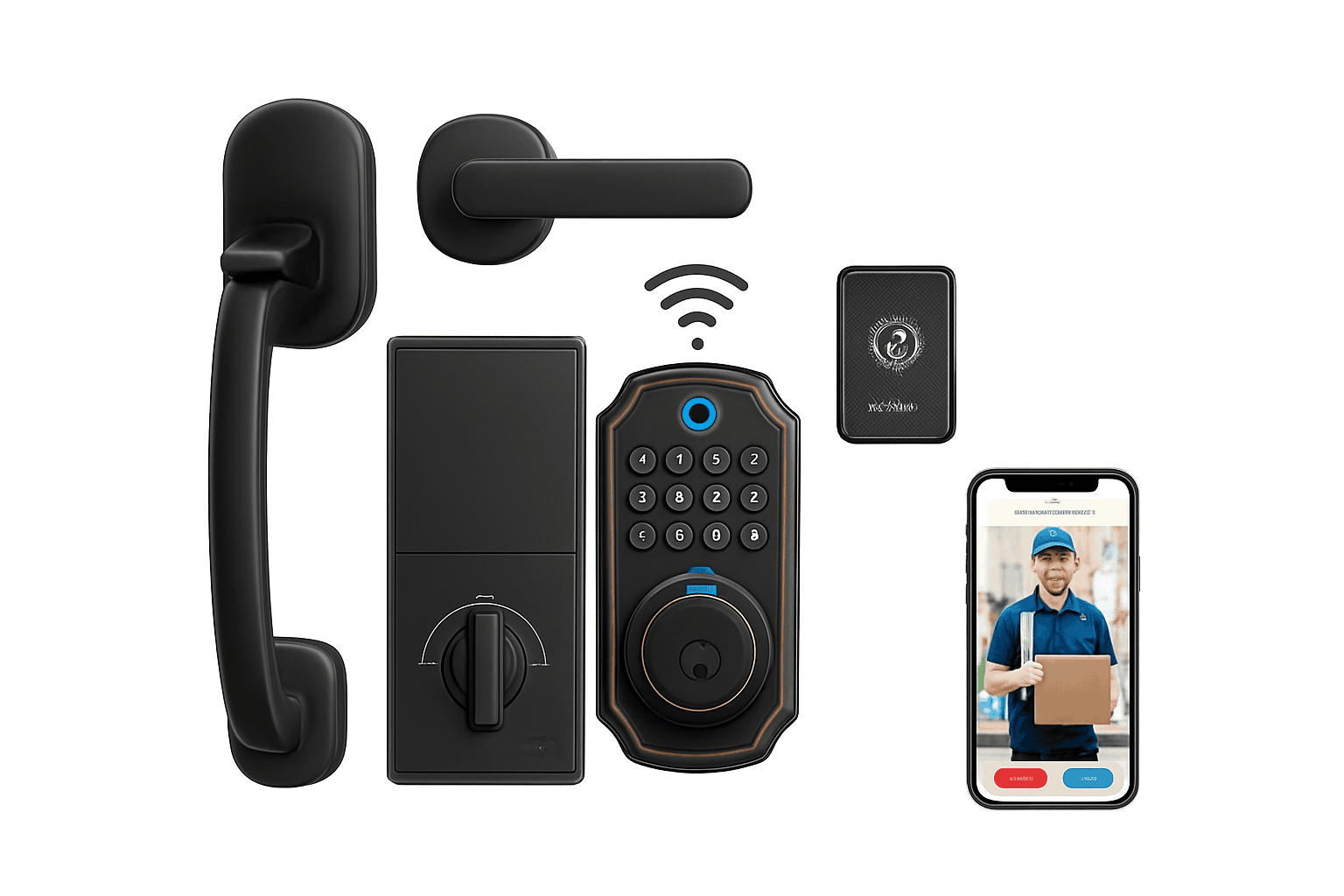 ARPHA Smart Lock D289H Keyless Door Lock with Camera-D289H Smart Lock / United States