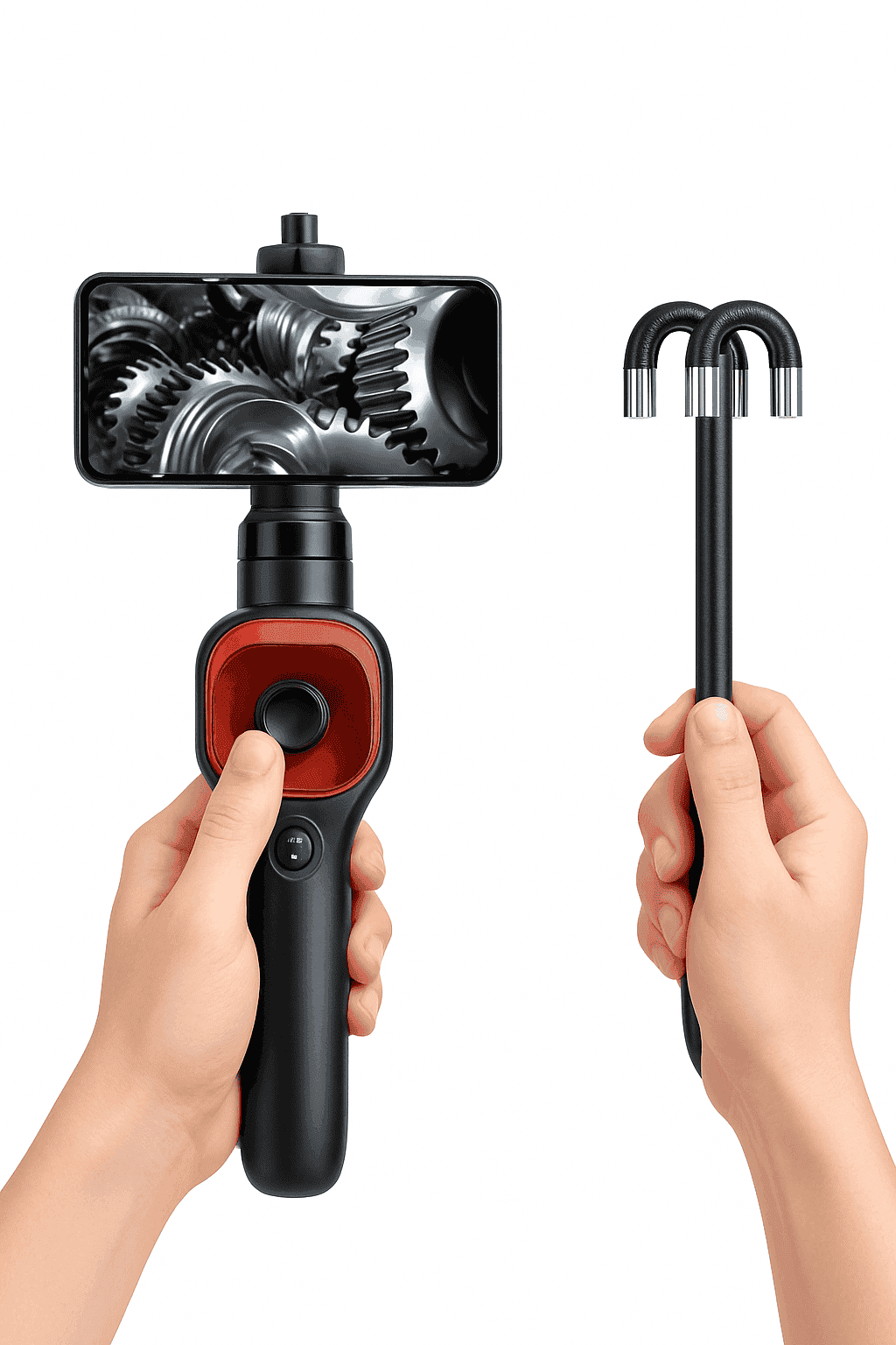 Articulating Borescope 6.2mm 4-Way Inspection Camera-F606A-6mm / 2m