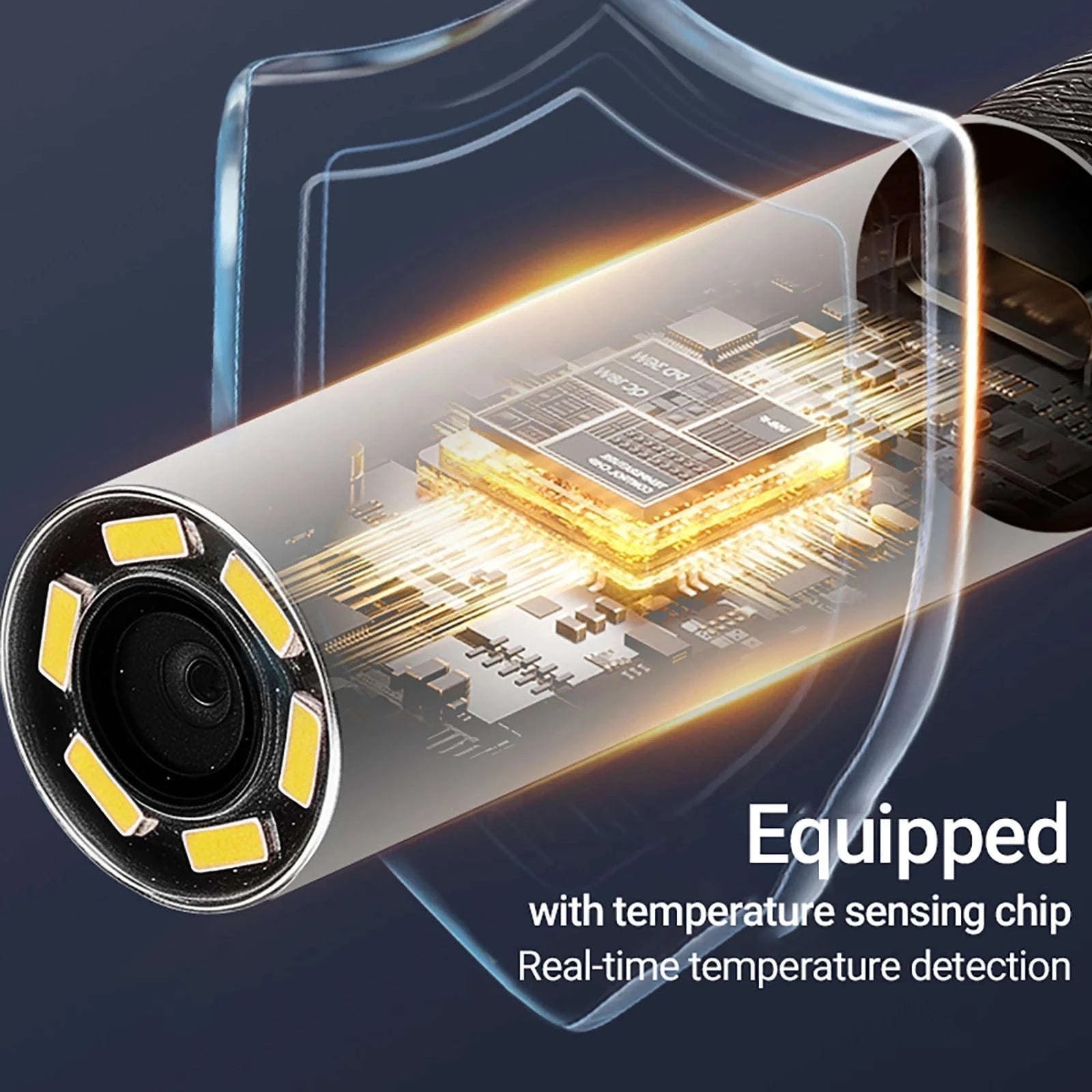 Articulating Borescope Camera 4.3 Inch 1080P HD IP67 Probe-4.3 INCH / 6mm / United States